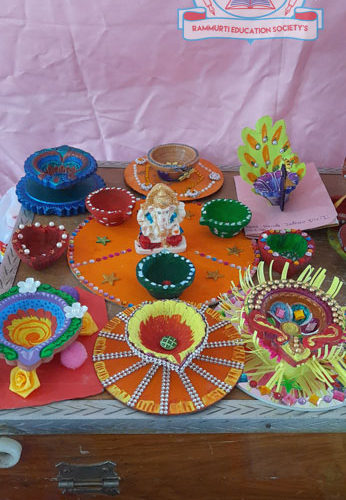 Diya decoration for school competition 🤩 / Diya sajane ka tarika / 1st  prize diya decoration - YouTube
